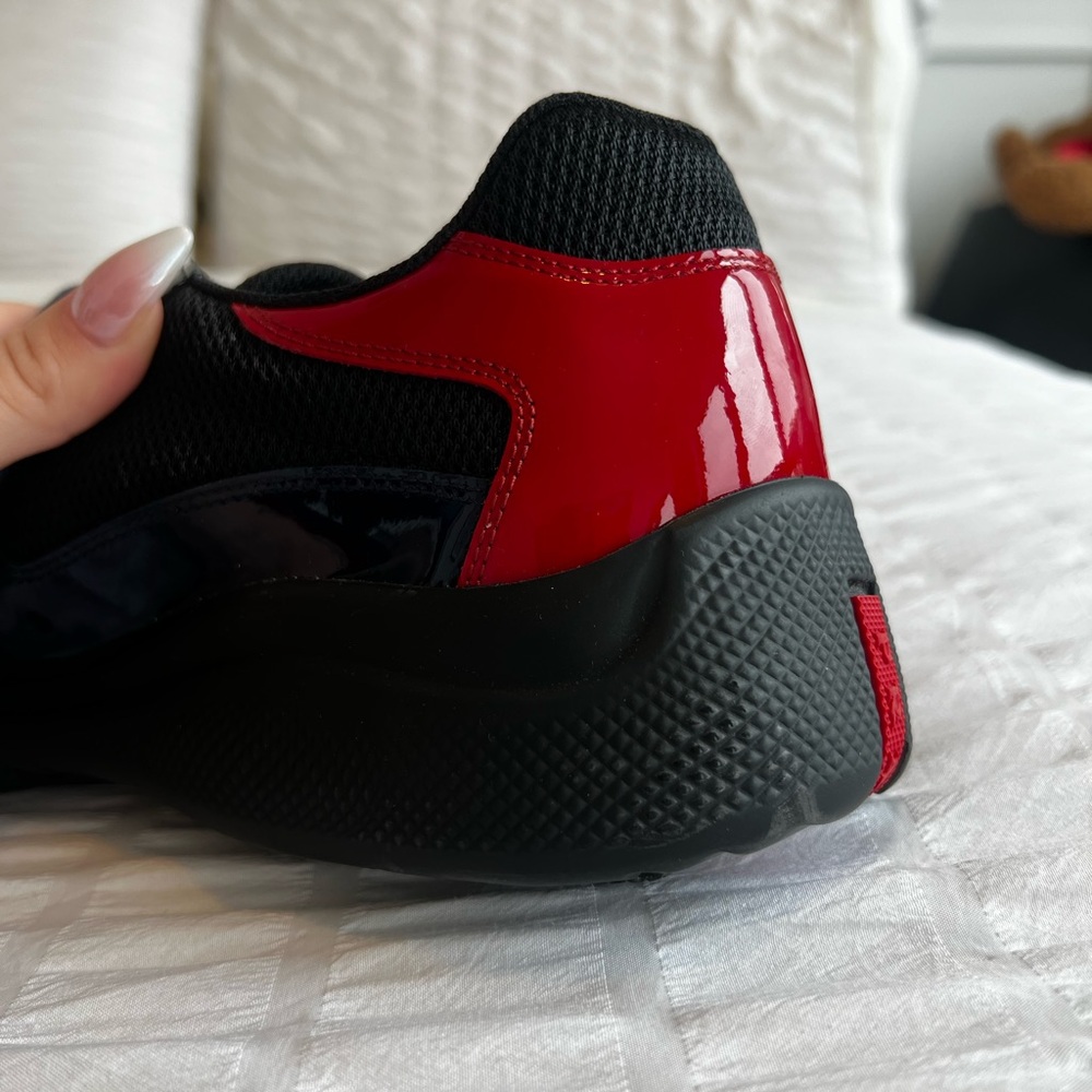 PRADA America’s Cup Patent Leather Sneakers - Picture 11 of 12
